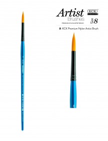 KCK PREMIUM NYLON ROUND BRUSH - BR 568R #8